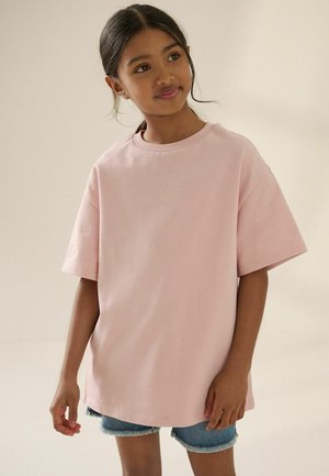 OVERSIZED HEAVYWEIGHT - Navadna majica - pink