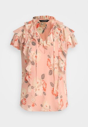 Lauren Ralph Lauren POLYESTER CRINKLE TOP - Blouse - pink