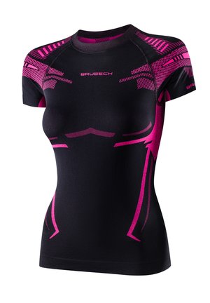 TERMOAKTYWNA DRY Z KRÓTKIM RĘKAWEM - Print T-shirt - black