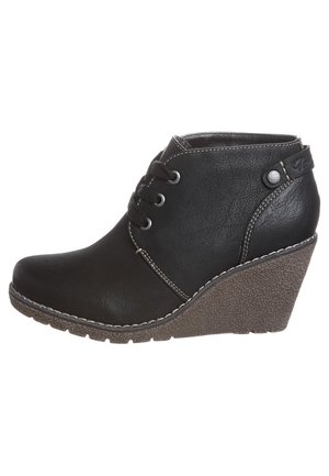 Bottines compensées - black