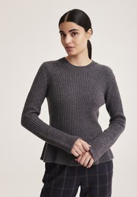 Odd Molly Strickpullover - dark grey