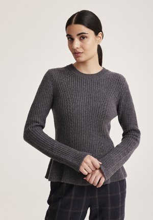 Odd Molly Strickpullover - dark grey