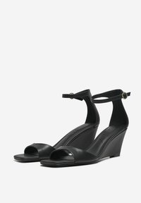 ONLY SHOES Sandali con zeppa - black