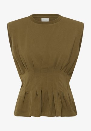 Gestuz, INEZ SL TEE - Top - military olive