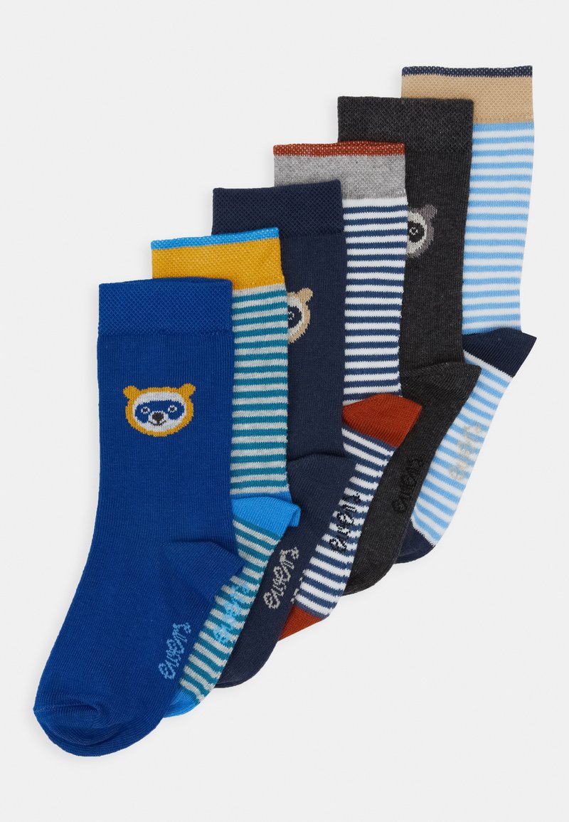 Ewers BABYSOCKS LITTLE 6 PACK - Socks - grau/tinte/aqua
