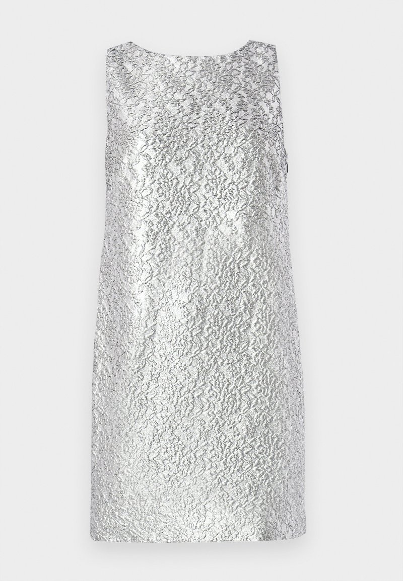 kate spade new york BOW BACK SHIFT DRESS - Cocktail dress / Party dress -  silver-coloured - Zalando.ie