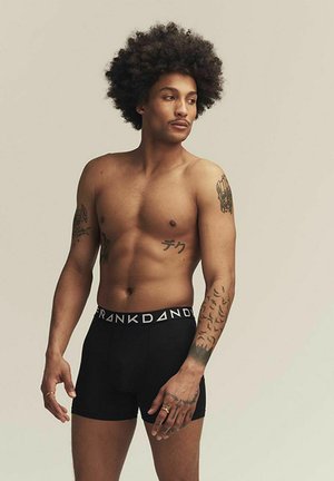 5-PACK SOLID TENCEL BOXER BRIEF - Boxerkalsong - black