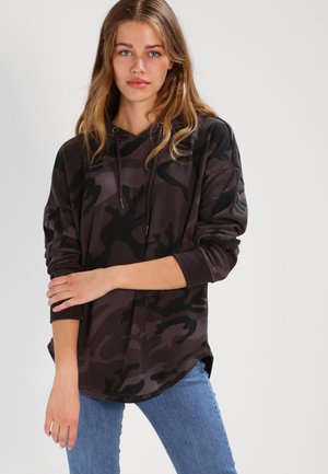 Urban Classics, LADIES OVERSIZED CAMO HOODY - Felpa con cappuccio - grey