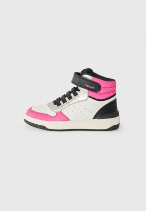 WASHIBA - Magas szárú edzőcipők - white/fuchsia