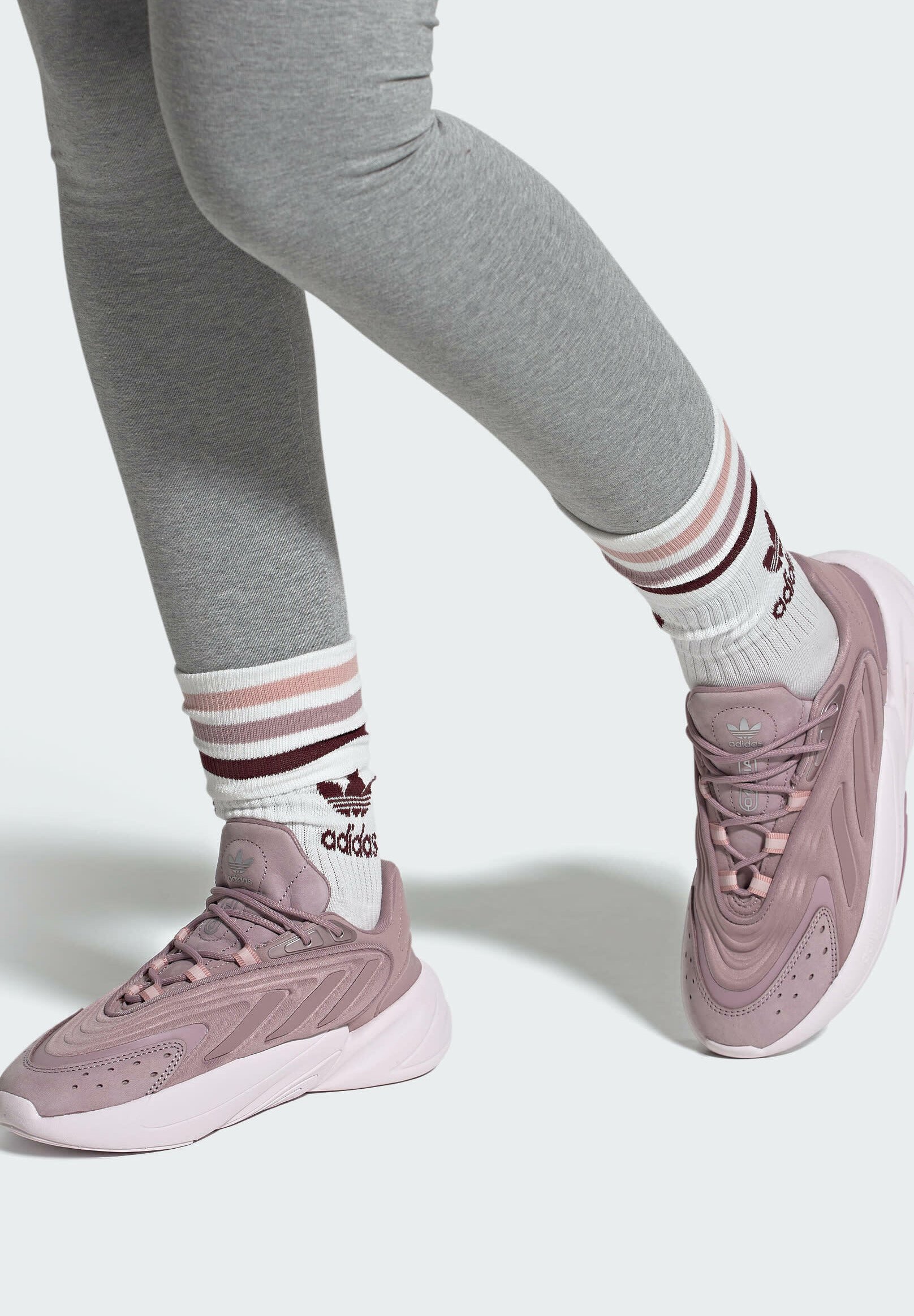 adidas mauve trainers