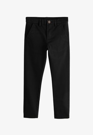 Next, REGULAR FIT - LONGER LENGTH SKINNY FIT STRETCH CHINO TROUSERS - Chino - black