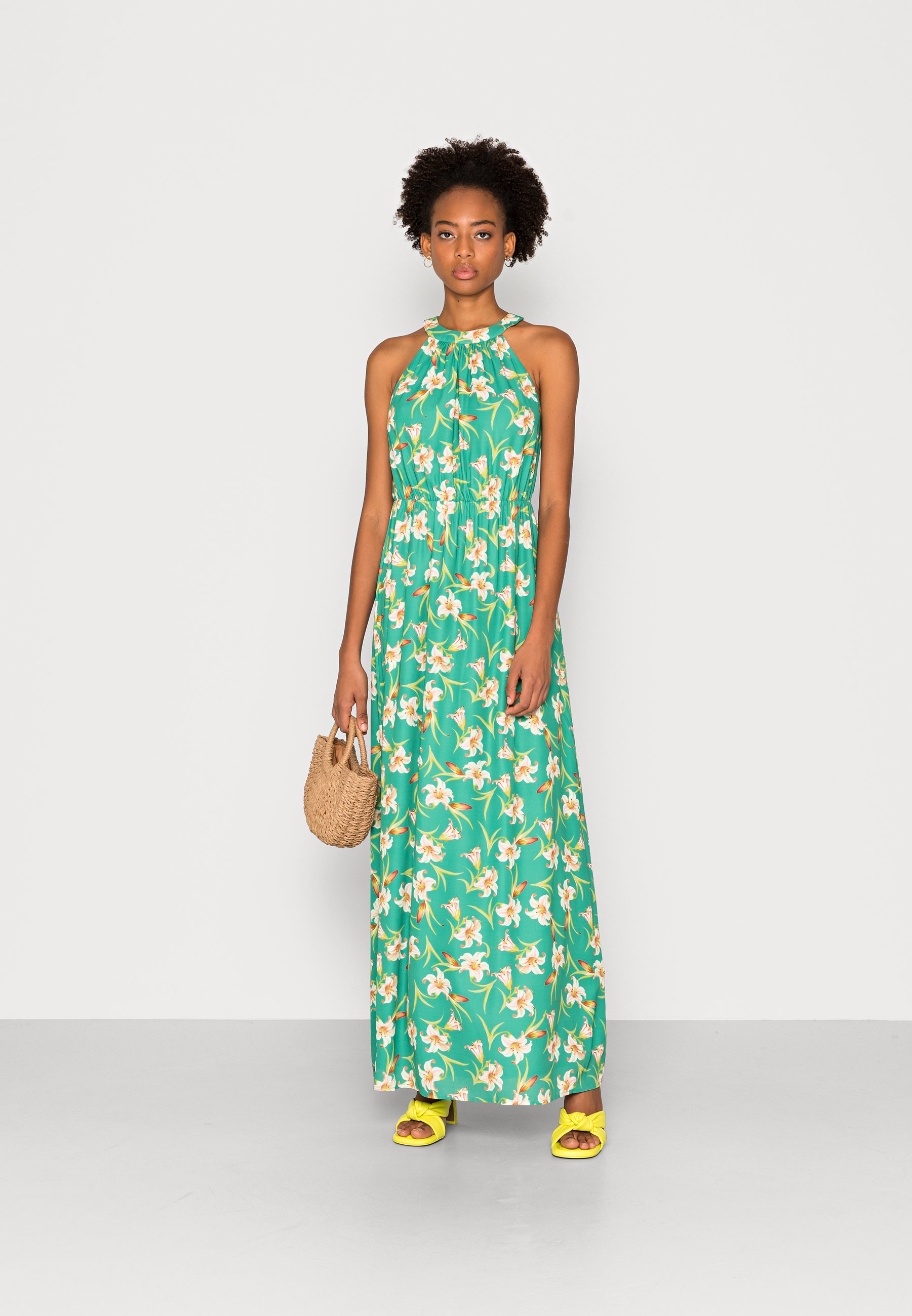 Anna Field Vestito lungo - green/yellow/verde - Zalando.it