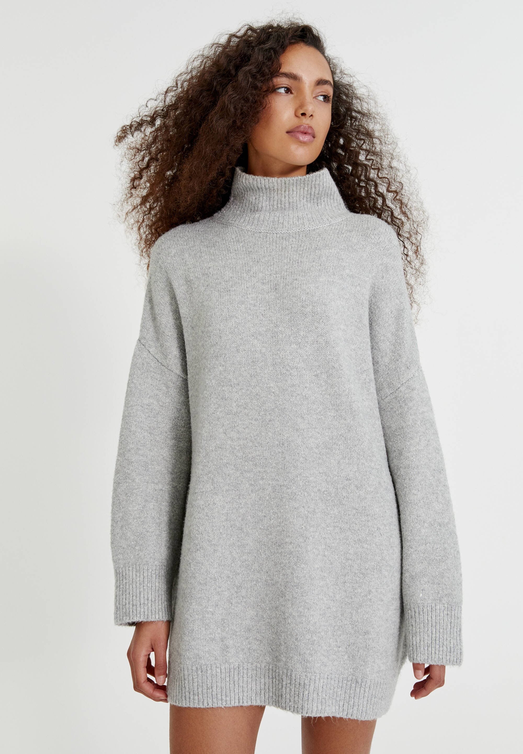 robe pull gris clair