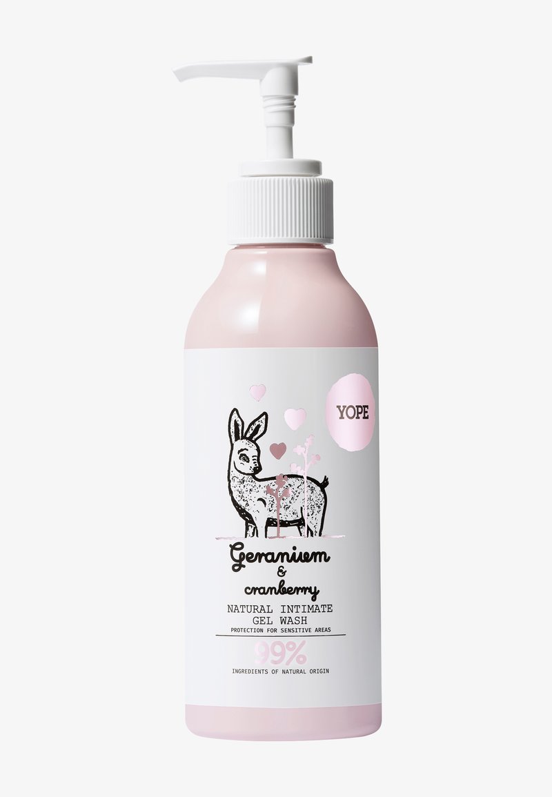 Yope NATURAL INTIMATE WASH - Duschgel - geranium & cranberry