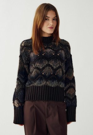 LATANNA - Džemperis - brown multi