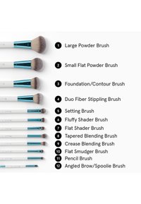 BH Cosmetics POOLSIDE CHIC - 12 PIECE BRUSH SET - Makeup brush set - poolside chic
