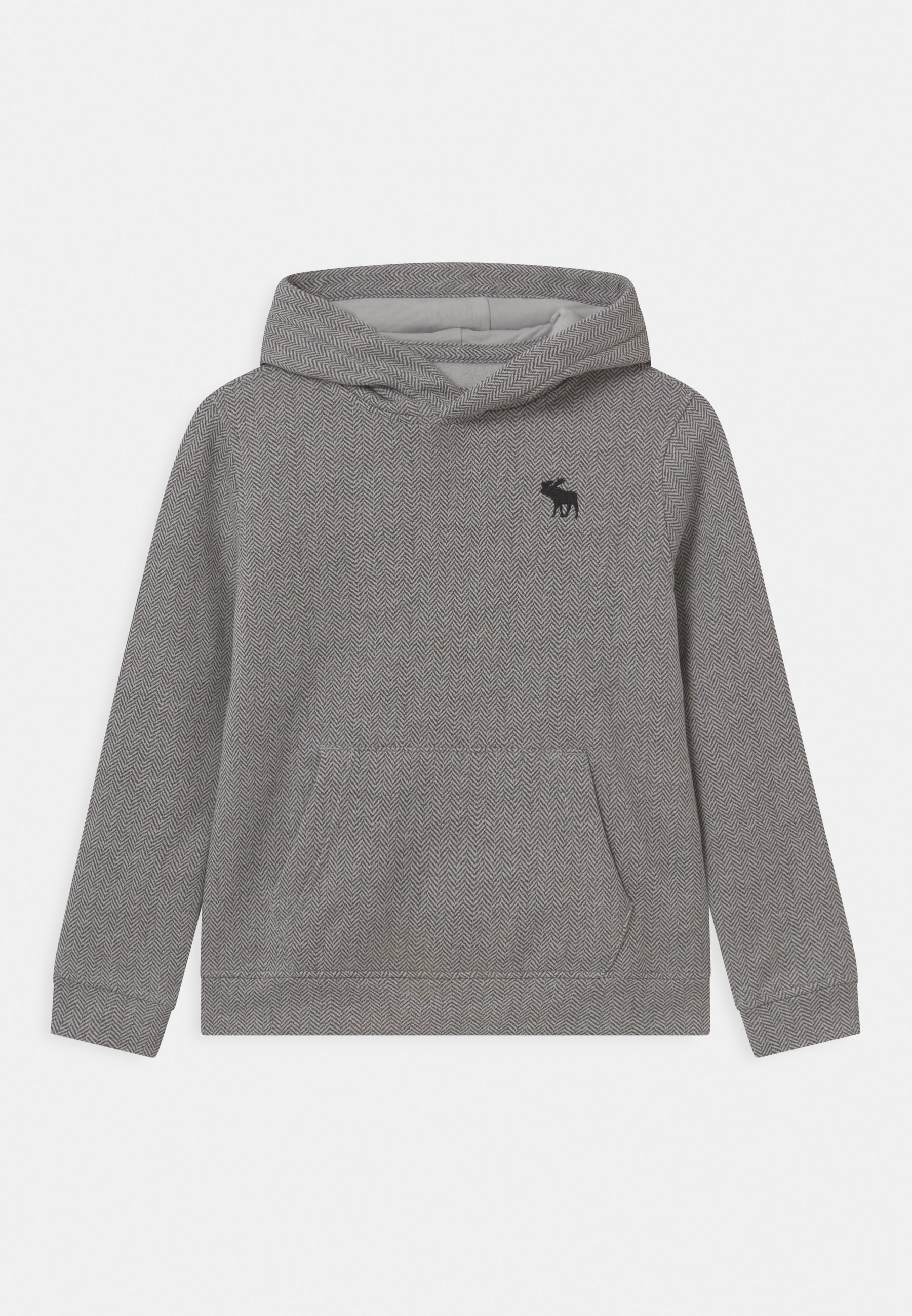 Abercrombie & Fitch PATTERN HOOD Sweater grey Abercrombie & Fitch Crewneck truien voor heren in de sale