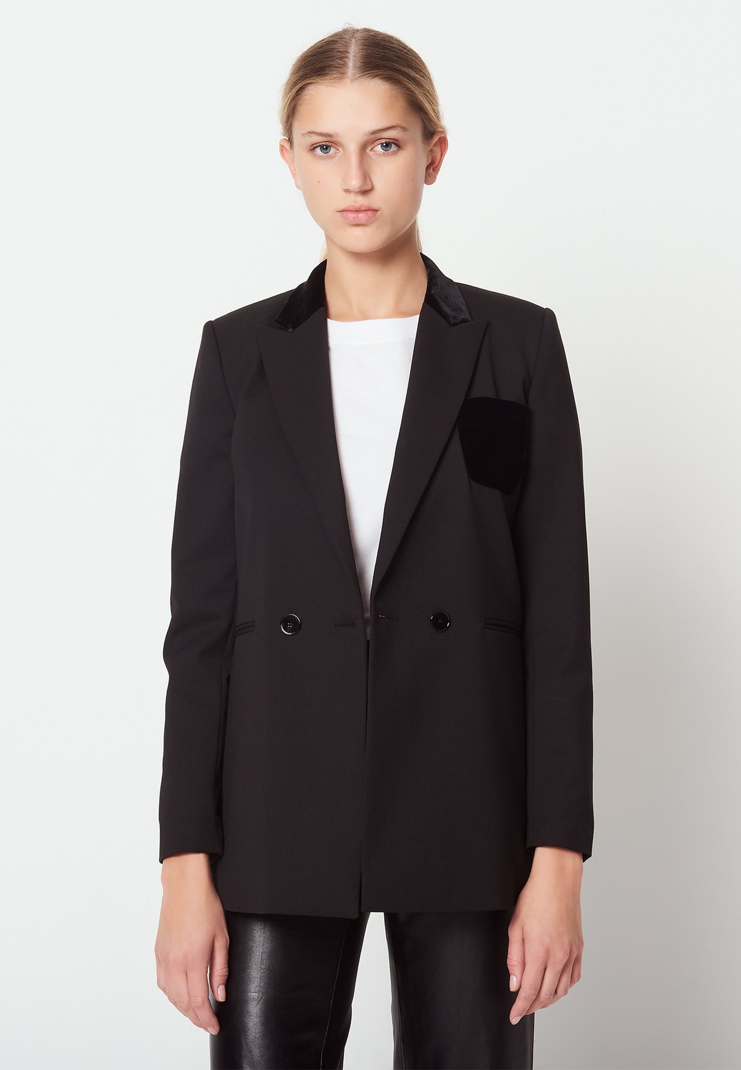 sandro black blazer