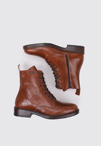 Sandra Fontán LOTA - Bottines à lacets - camel