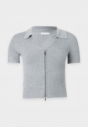 Even&Odd, Polo - mid grey melange