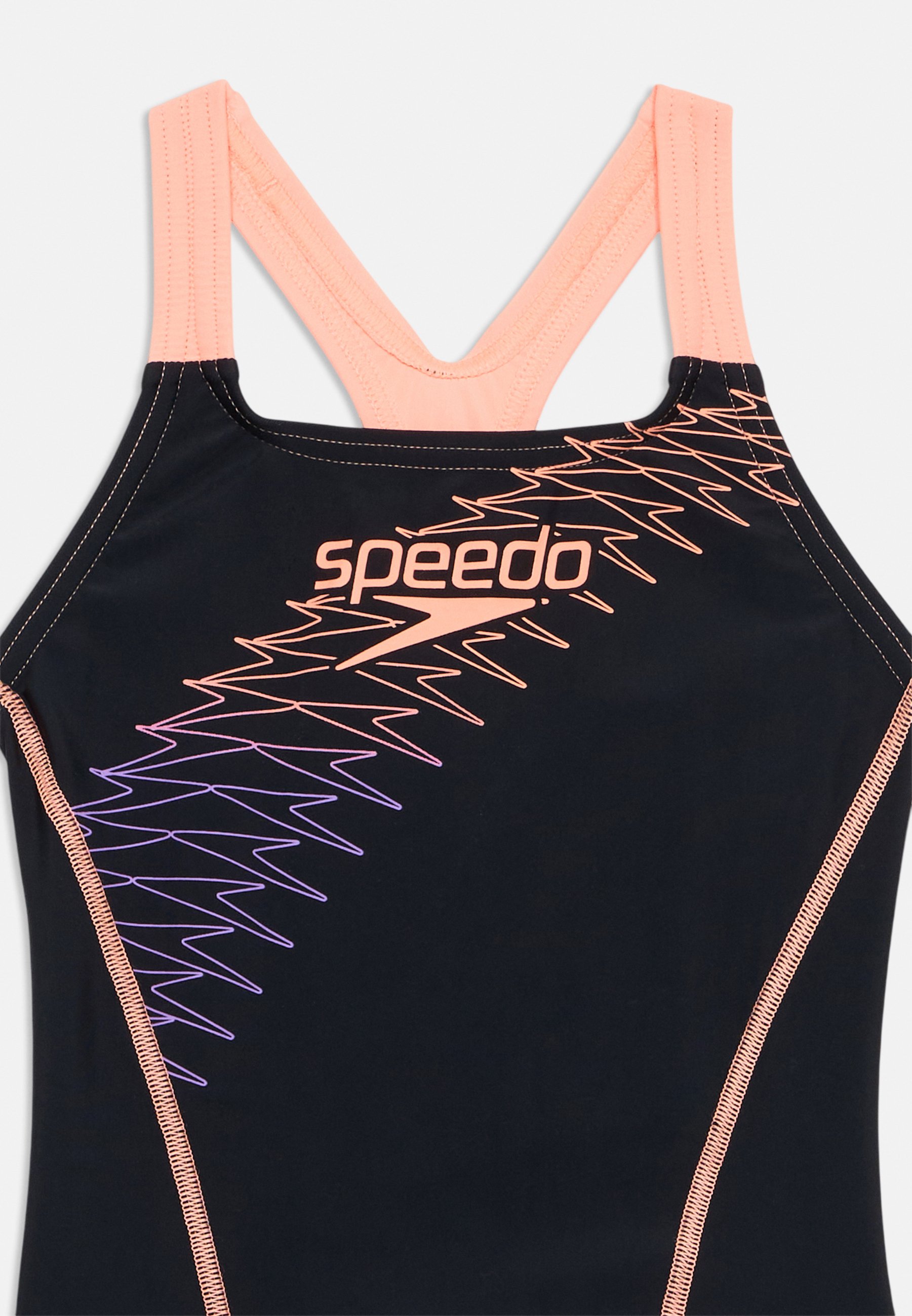 Maillot De Bain Speedo Medley Medalist Pour Fille - Couleur Bleu/violet, Natation, Piscine, Plage