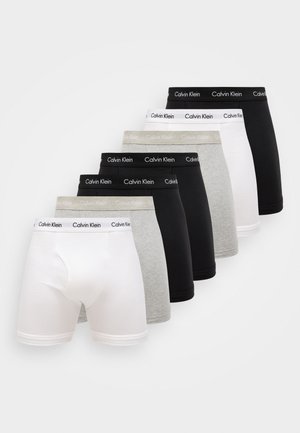 STRETCH 7 PACK - Úzke boxerky - white/grey/black