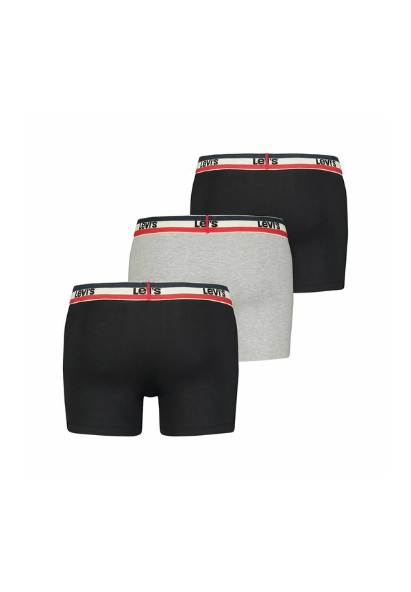 6ER PACK  - Trunks - schwarz grau2