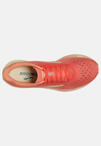 Brooks HYPERION TEMPO - Hardloopschoenen voor op de weg - hot coral flan fusion coral