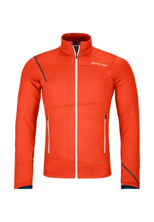 FLEECE LIGHT - Fleecejacke - hot orange