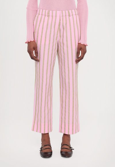 Stine Goya ELASTICATED STRAIGHT PANTS - Kalhoty - ligh pink