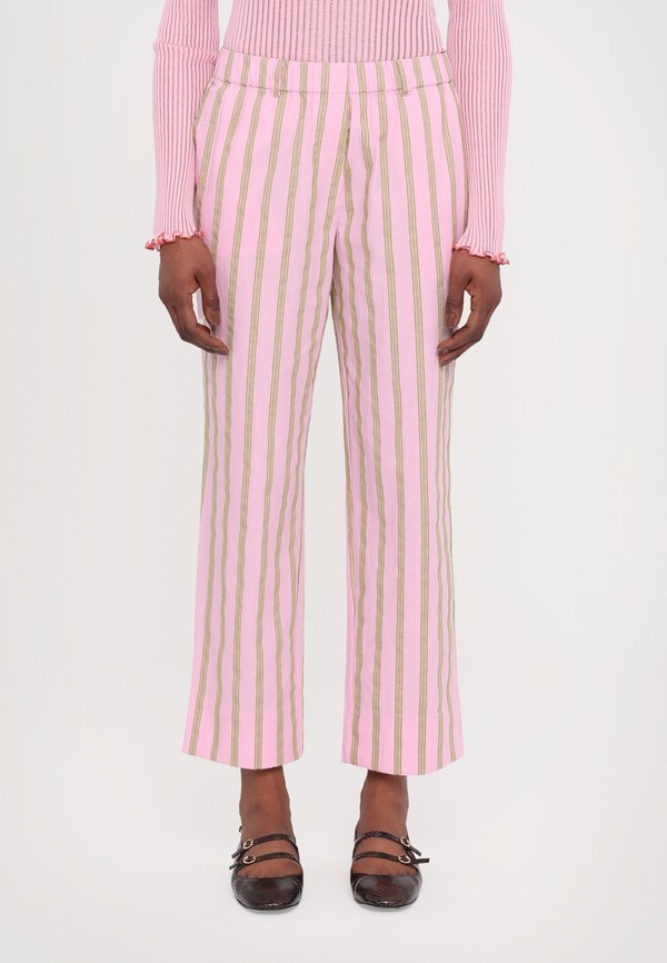 ELASTICATED STRAIGHT PANTS - Trousers