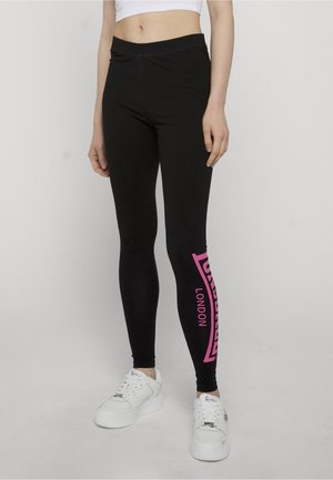 MERRIDGE - Leggings - Hosen - black pink