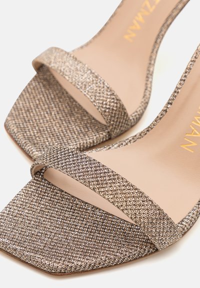 Stuart Weitzman NUNAKEDCURVE - Sandály na vysokém podpatku - adobe