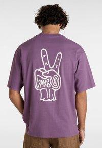 Vans HAND LOOSE - T-shirts print - grape jam