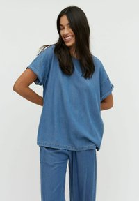 mbyM - AMANA LW-M - T-shirt basic - vintage denim Miniatuurafbeelding 1