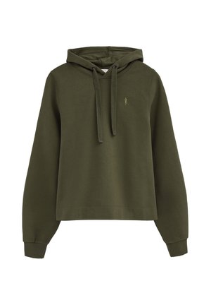 Polo Club, SWEATSHIRT WOMAN RIGBY GO W HOODIE SWEAT IO LONG SLEEVE REGULAR FIT - Jersey con capucha - military green