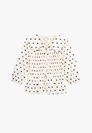 Marks & Spencer, SHIRRED PRINT - Button-down blouse - ivory mix