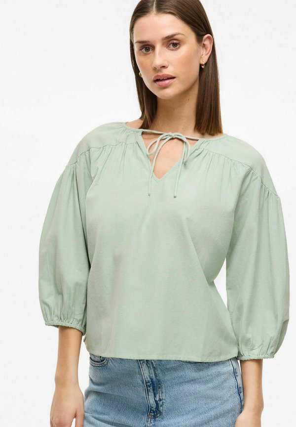 MIT 3/4 ARMELN V-AUSSCHNITT - Bluse