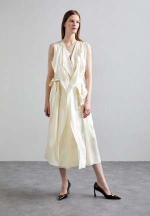 TRENCH DRESS - Cocktailklänning - ivory