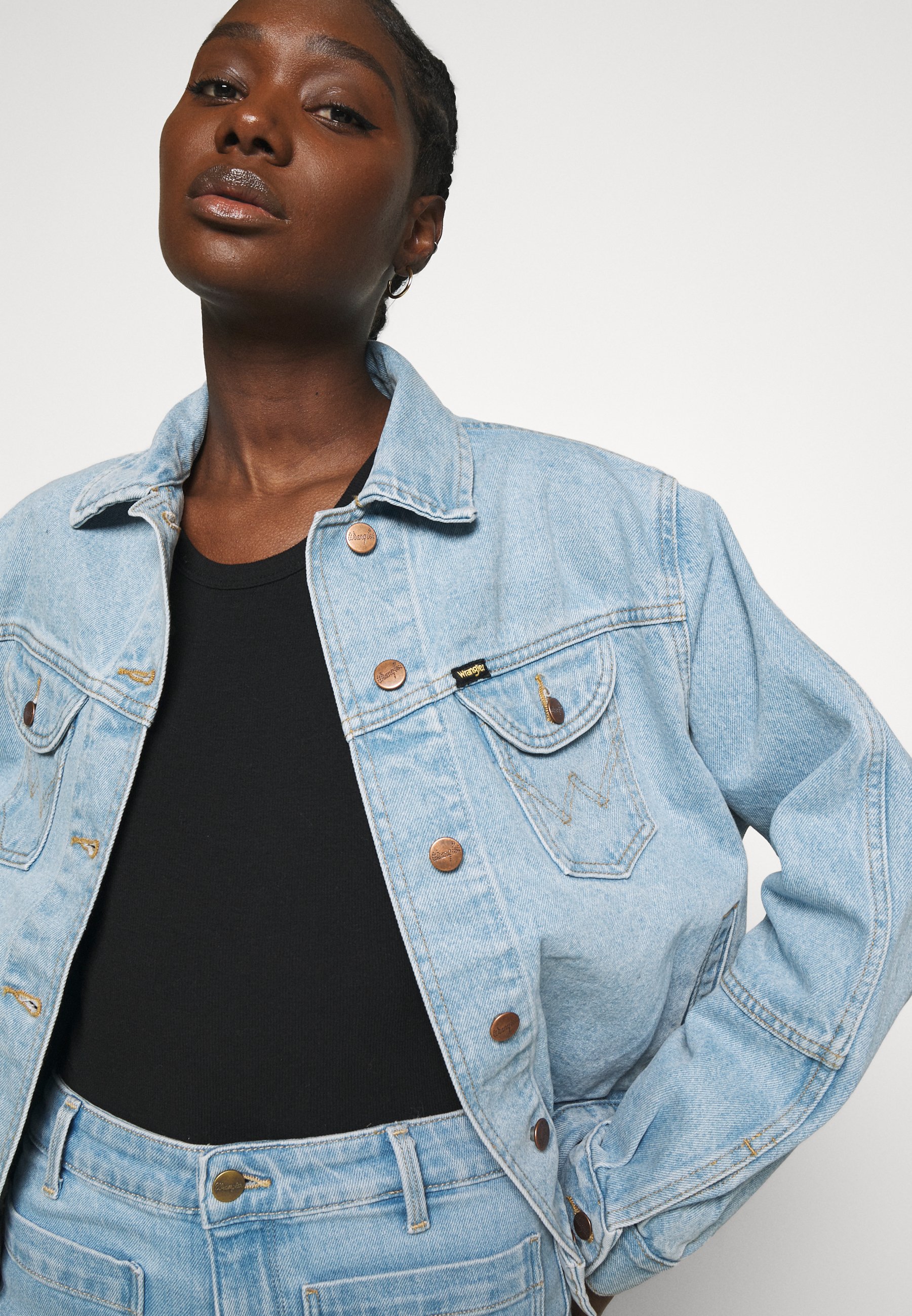 Wrangler WESTERN UTILITY - Denim jacket 