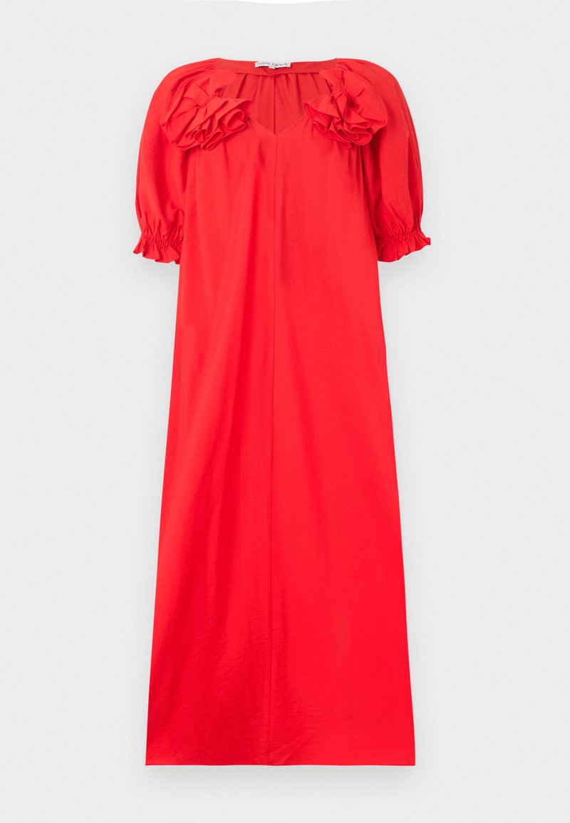 Stine Goya PUFF SLEEVE DETAIL DRESS - Hverdagskjole - red/rød - Zalando.dk