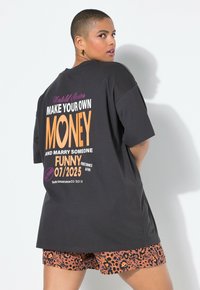 Studio Untold T-Shirt print - black brown