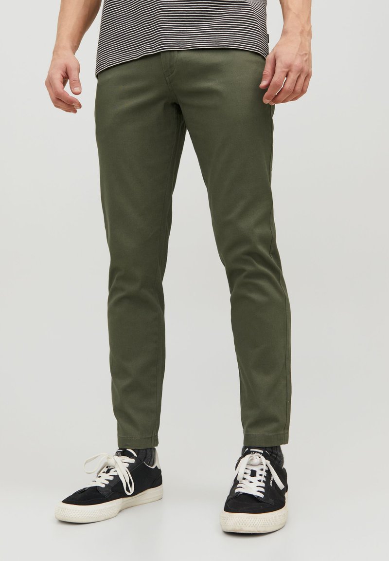 JACK & JONES Heren Paul Warner AKM 111 Cargo Broek Ultimate Grijs
