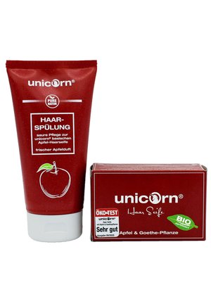 BIO APFEL-HAARSEIFE UND SAUER-HAARSPÜLUNG - Conditioner - beige