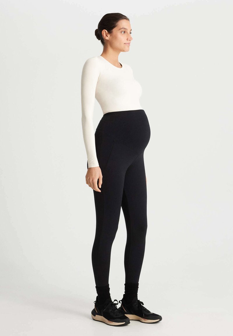 OYSHO WARM MATERNITY 70CM Leggings black Zalando.ie