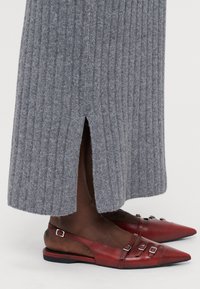 ONLY Tall ONLJEANETT LIFE LONG SKIRT  - Maxiskjørt - medium grey melange