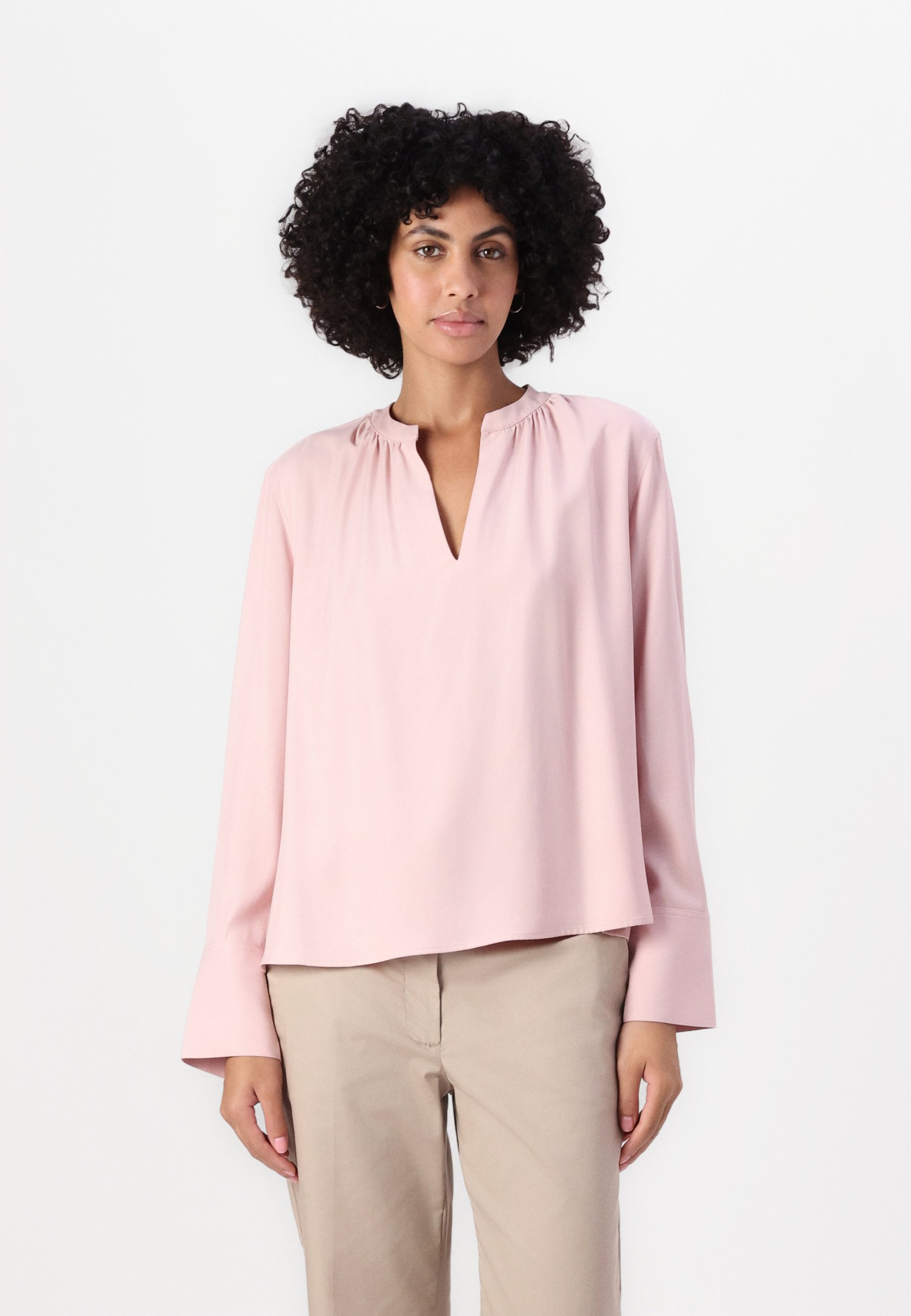 売れ筋商品|||トミー ヒルフィガー シャツ レディース トップス V NECK BLOUSE - Blouse - foggy pink Tommy Hilfiger V NECK BLOUSE - Blouse - foggy pink/light