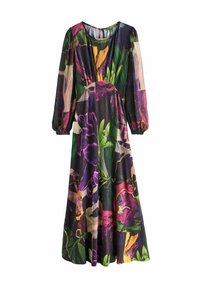 Next KEW COLLECTION LONG SLEEVE - Maxi šaty - black floral print