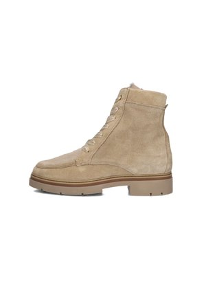 Lace-up ankle boots - velour tappo cav talpa