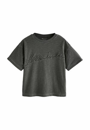 T-shirt med print - charcoal grey